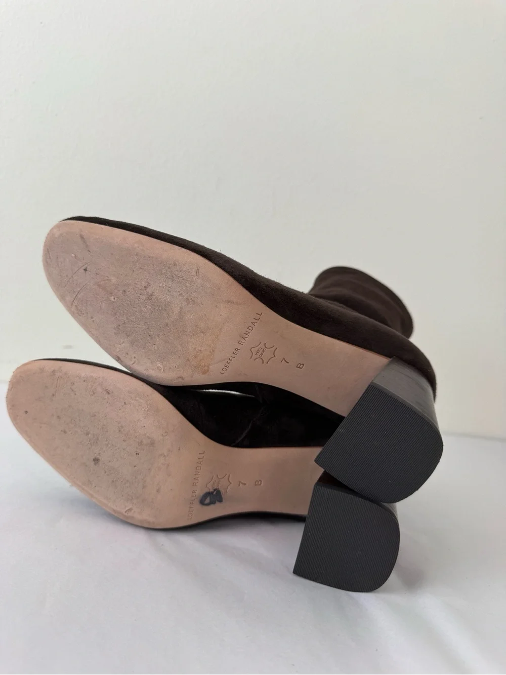 Loeffler Randall Elise Chocolate Brown Suede Pointed Ankle Boots 7